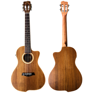 Shape Swing Solid Walnut EQ Bariton Ukulele